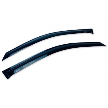 Дефлектори вікон Toyota RAV-4 2006-2013  перед накладні (DEFL) Q2-1